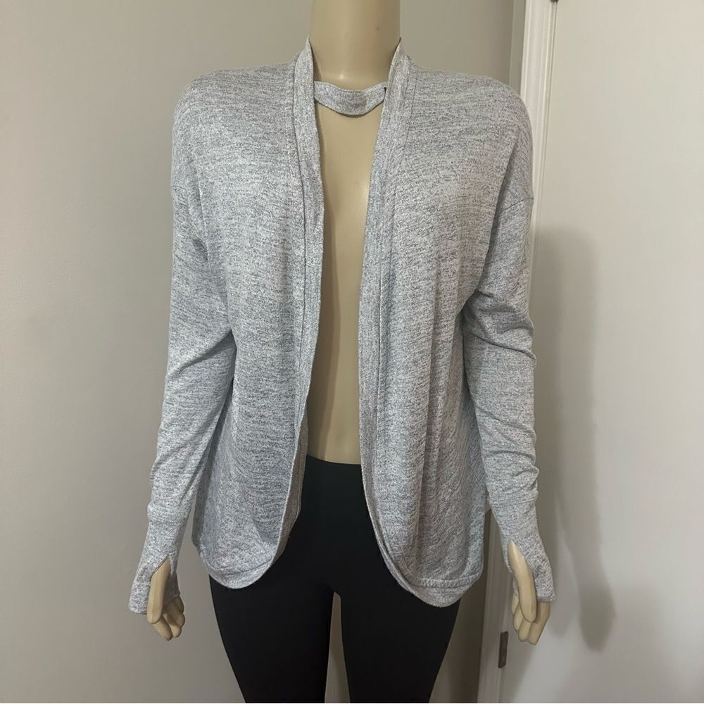 Athleta Lightweight Dolman Sleeve Cardigan Size Medium Modal Thumbholes